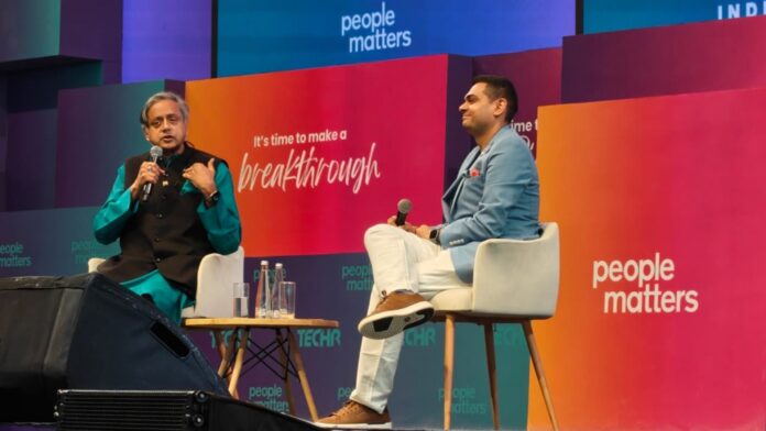 Shashi Tharoor at TechHR