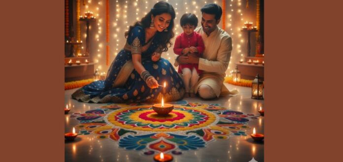 Image Generated Using Google Gemini AI Photo Editing Prompts for Diwali