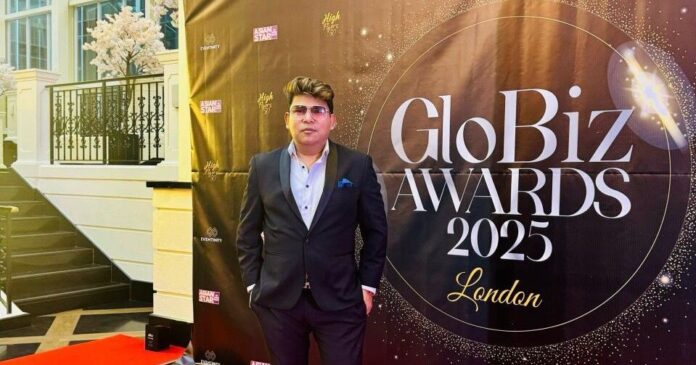 Sanjib Sahoo wins Globiz Awards 2025