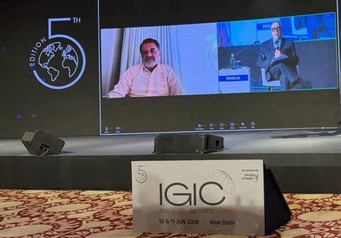 Mohandas Pai, Chairman, Aarin Capital Speaking with Claude Smadja, Chairman, Smadja & Smadja Strategic Advisory, at IGIC 2026